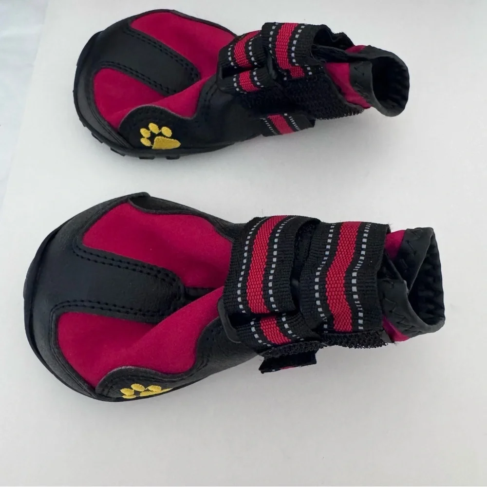 Black and Red Dog Shoes Bundle
